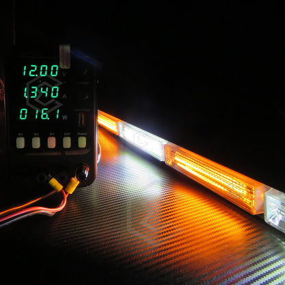 Barra Torreta Led Cob 8 Módulos Estrobo Código 16 Funciones