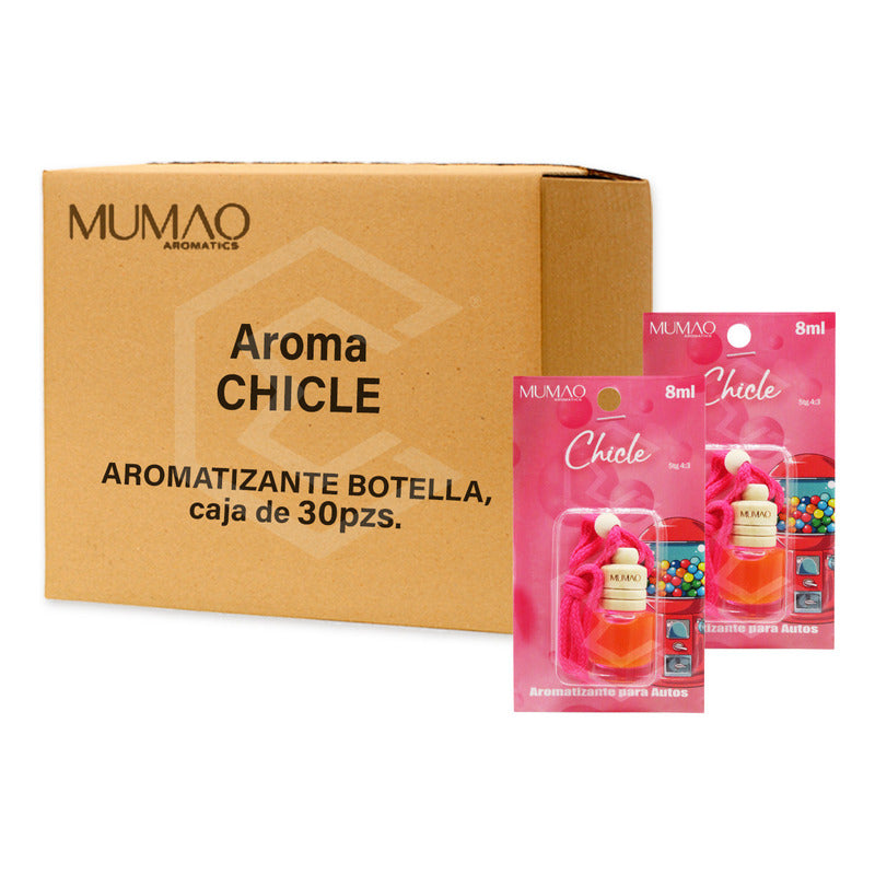 30 Aromatizante Colgante Botella 8ml Auto Casa Ambient Mumao