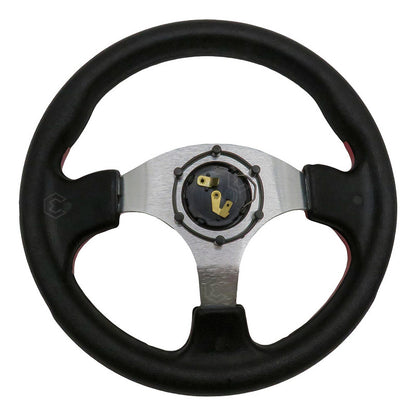 Volante Deportivo Universal De Metal Con 8 Pernos 320mm