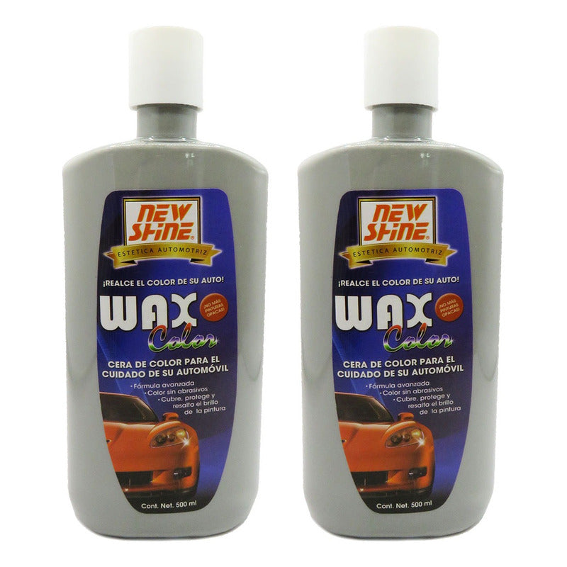 2 Cera Wax De Color Proteje Y Resalta El Brillo En Pintura