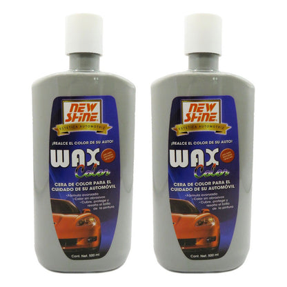 2 Cera Wax De Color Proteje Y Resalta El Brillo En Pintura