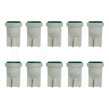 Kit De 10 Focos De Pellizco T10 1  Led Cob Alta Potencia 12v