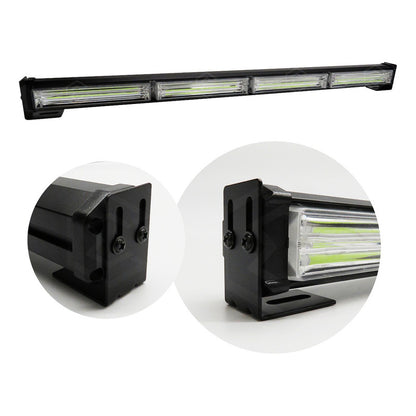 Barra Torreta Led Cob 4 Módulos Estrobo Código 16 Funciones