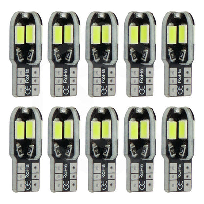 Kit 5 Par Focos De Pellizco 8 Led Canbus Alta Intensidad 12v