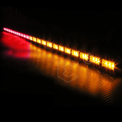 Barra 432 Led 19 Funciones 24 Módulos Bicolor Estrobo 12-24v