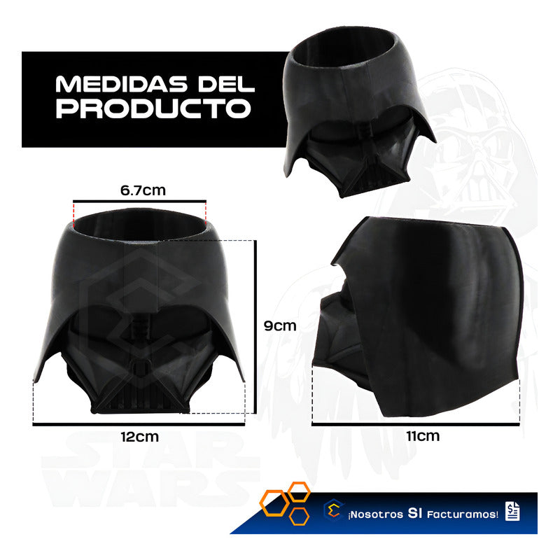 2porta Lápices Escritorio Decorativo Darth Vader Starwars 3d