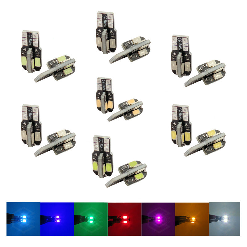 Par Focos De Pellizco 8 Led Canbus Alta Intensidad 12v