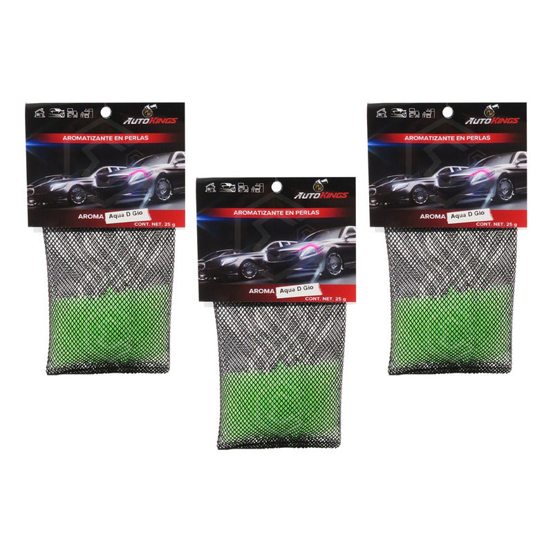3 Aromatizante Para Auto Desodorante Perla Casa Oficina 25gr