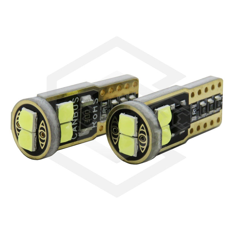 Par De Focos Pellizco 6 Led Burbuja Canbus Super Potente 12v