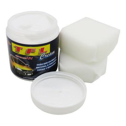 Crema Abrillantadora Tablero Facias Moldura Protección 250gr Blanco