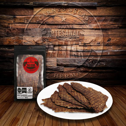 Carne Seca Laminada Artesanal Res Calidad Premium Snack 50g