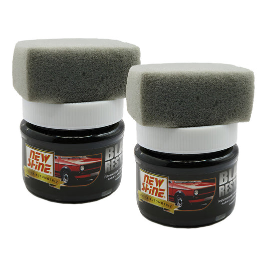 2 Black Restorer Restaurador De Negros Llantas Gomas Hules
