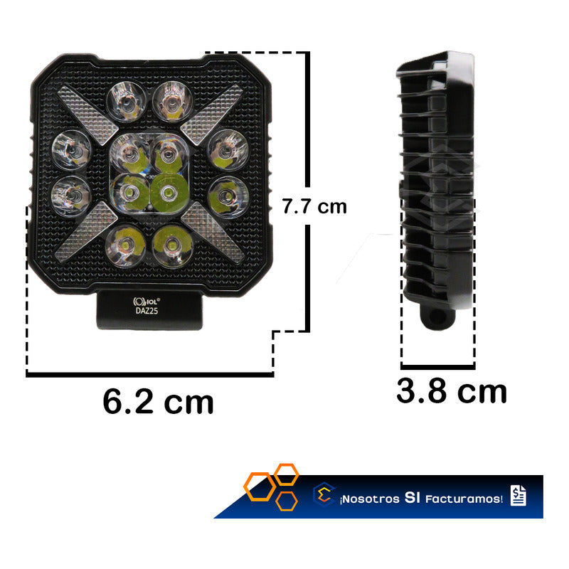 Par De Faros 24 Leds Bicolor Fijo Secuencial 12-24v
