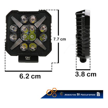 Par De Faros 24 Leds Bicolor Fijo Secuencial 12-24v