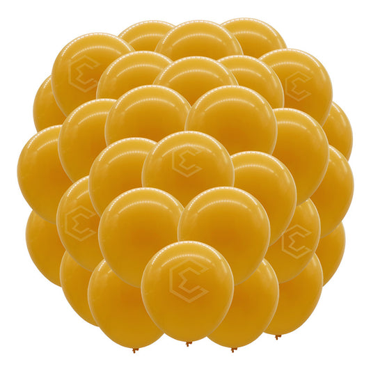 Bolsa 25 Globos Amarillo Mostaza Brillo #18 Fiestaboda Latex Amarillo Moztaza Brilloso