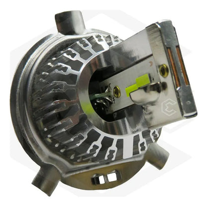 Foco Moto H4 12 Led Csp Alta Intensidad Cuerpo Metal 9000 T H4