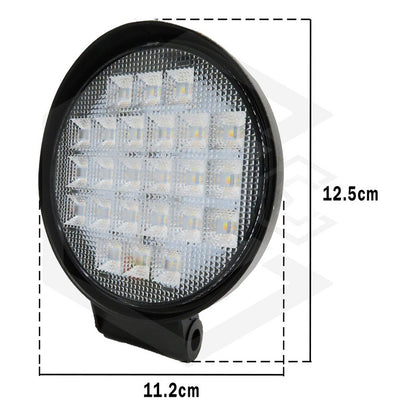 Par De Faros 24 Leds 9-30v 72w Blanco/ambar 5 Funciones T