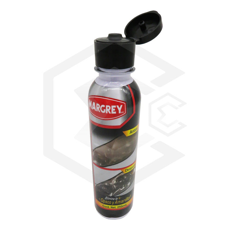 5 Restaurador Para Faros Excelente Acabado 250 Ml Margrey Blanco