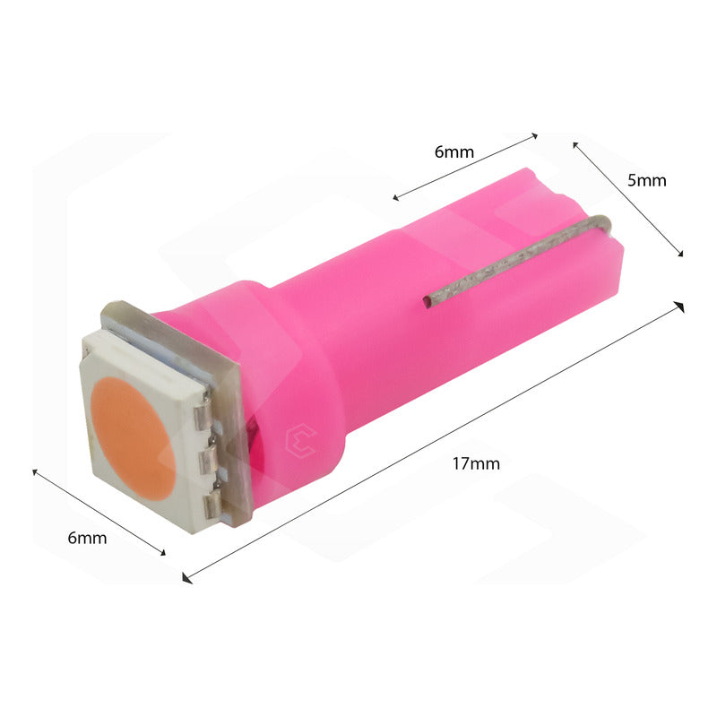 10 Focos Led Tablero De Mandos Cluster T5 2721 12v 7 Colores