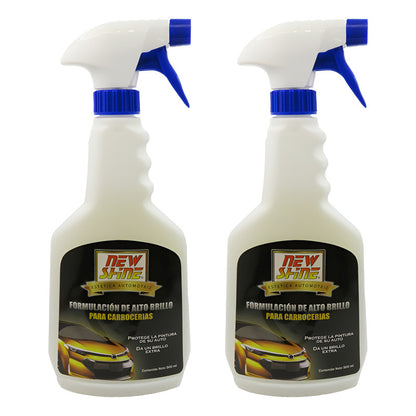 2 Brillo En Atomizador Para Carrocerias Proteccion Pintura Transparente