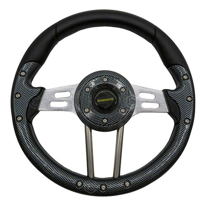 Volante Deportivo Universal De Metal Brazos Con Ranuras