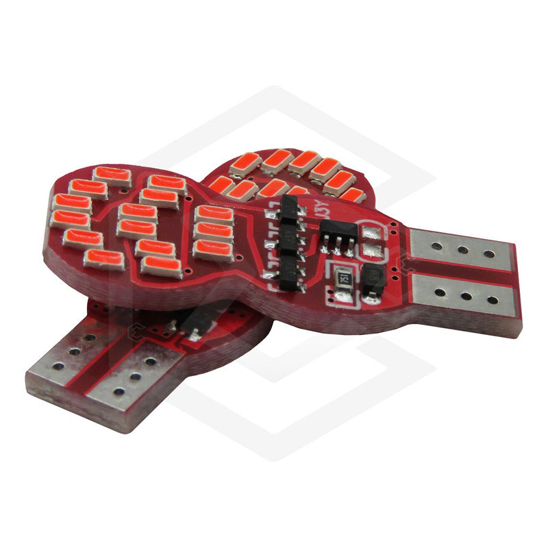 10 Foco De Pellizco T10 30 Led Secuencial Stop Direccional T