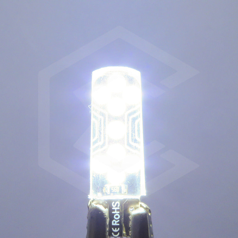 Kit De 10 Focos De Pellizco T10 18 Led Cob Gel Alta Potencia