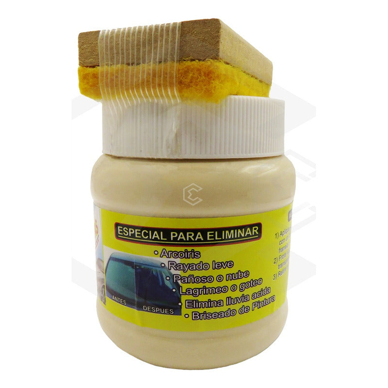 Pulidor Vridrio Para Lluvia Acida Excelente Brillo Alume Blanco