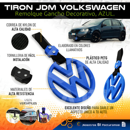 Tiron Volkswagen Tsurikawa Strap Remolque Gancho Decorativo