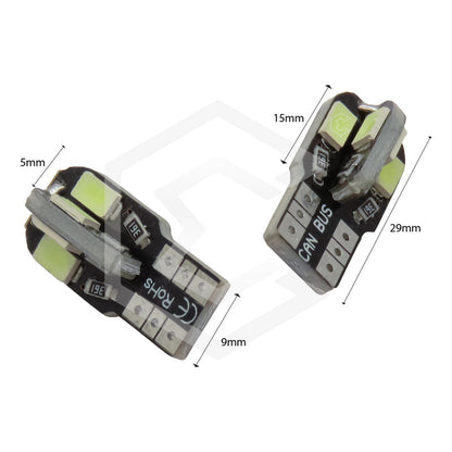 Par Focos De Pellizco 8 Led Canbus Alta Intensidad 12v
