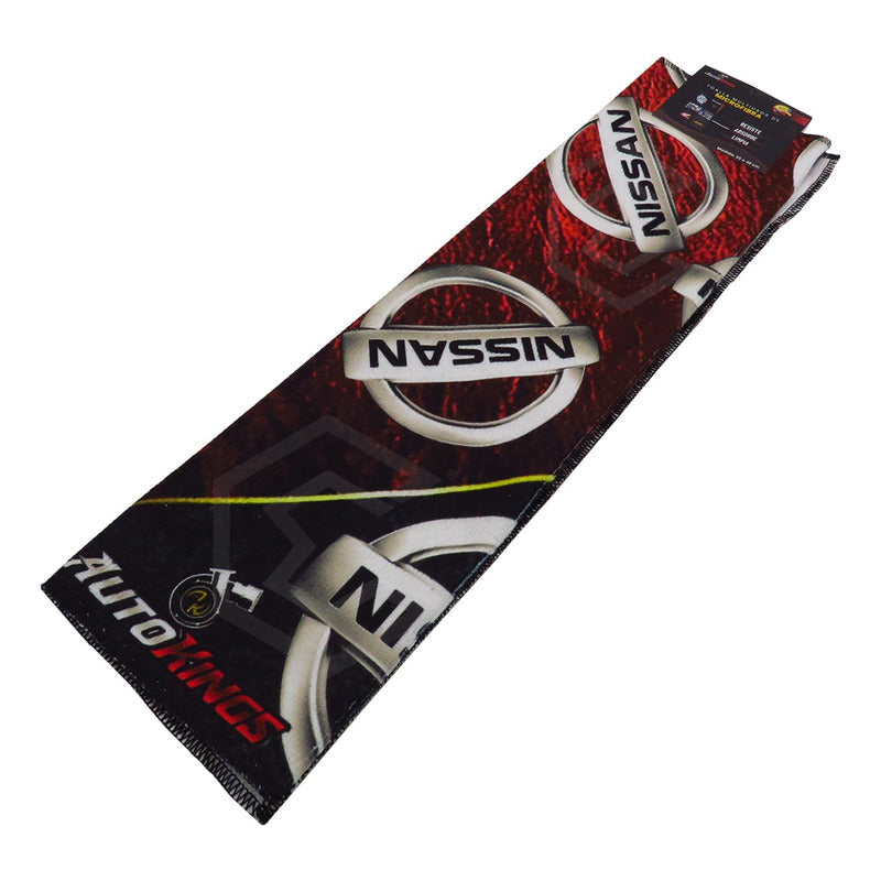 Toalla D Microfibra Para Auto Logos Nissan Tsuru March 55x40