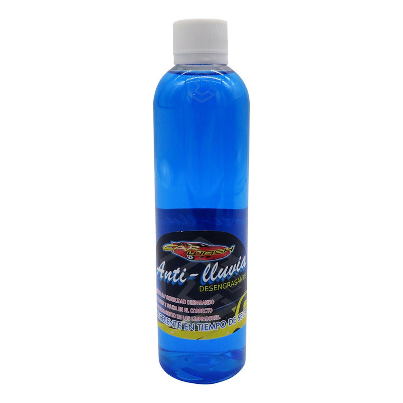 5 Desengrasante Repelente Agua Parabrisas Buena Visibilidad Azul
