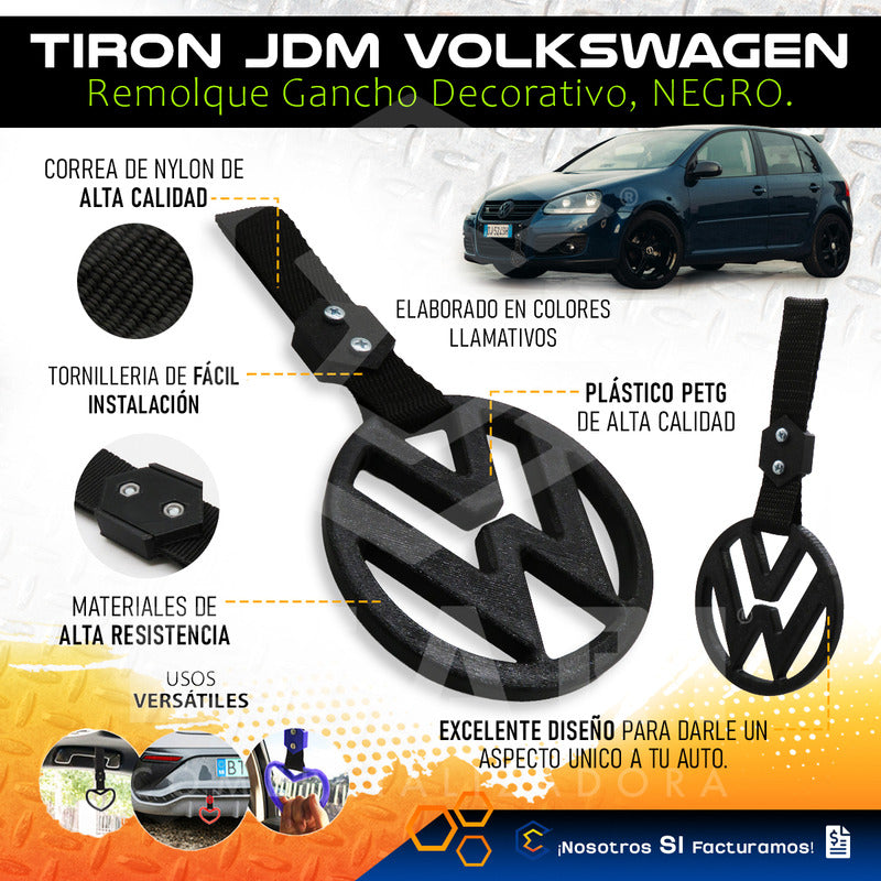 Tiron Volkswagen Tsurikawa Strap Remolque Gancho Decorativo