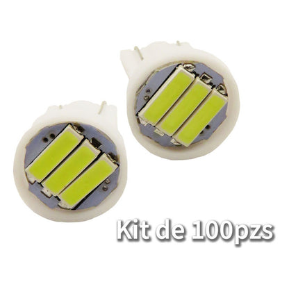 Kit 100 De Focos De Pellizco 3 Leds Grande Super Potente