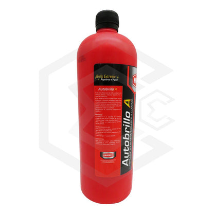 3 Autobrillo A 1l Abrillanta Protege Tablero Llanta Margrey Blanco