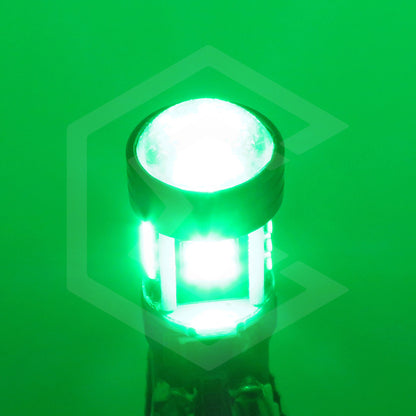 Par De Focos De Pellizco T10 15 Led Canbus Con Lupa 4010 12v