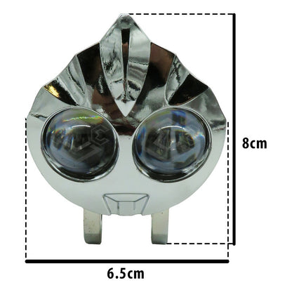 Faros Universales Cara De Flama Bicolor Fijo Estrobo 12-24v