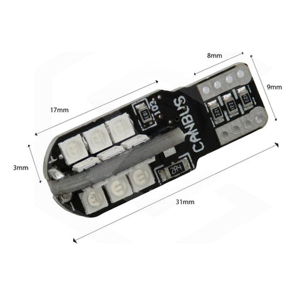 Kit 10 Focos Pellizco T10 24 Leds Canbus 3030 Alta Potencia