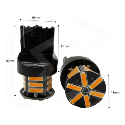 Par 2 Focos 3157 1156 1157 7440 7443 1176 21 Leds Estrobo