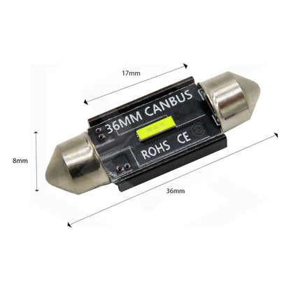 Par De Luz 3 Led Interior Auto Canbus 31mm 41mm 36mm 39mm