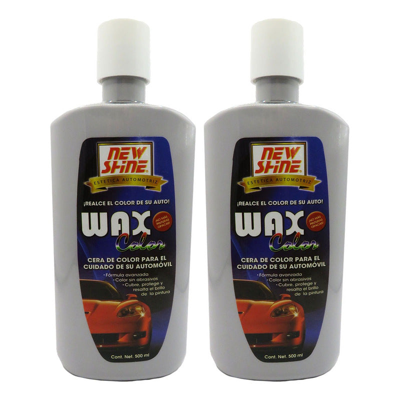 2 Cera Wax De Color Proteje Y Resalta El Brillo En Pintura