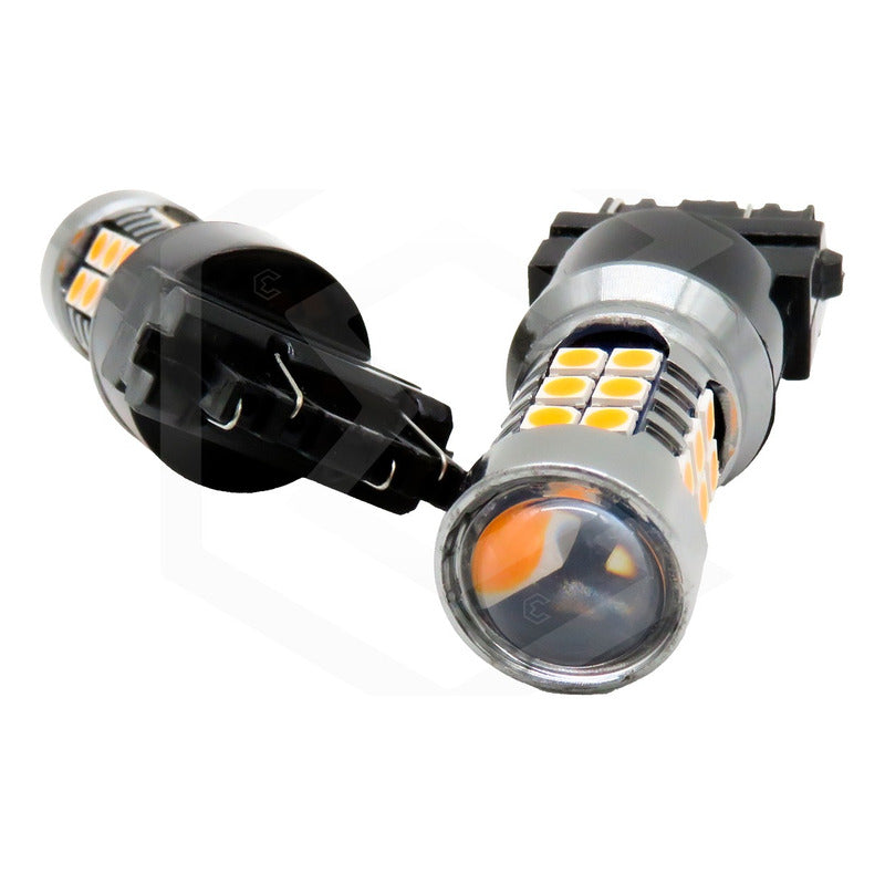 2 Focos 27 Led 1156 1157 3157 7440 7443 No Error Stop Cuarto