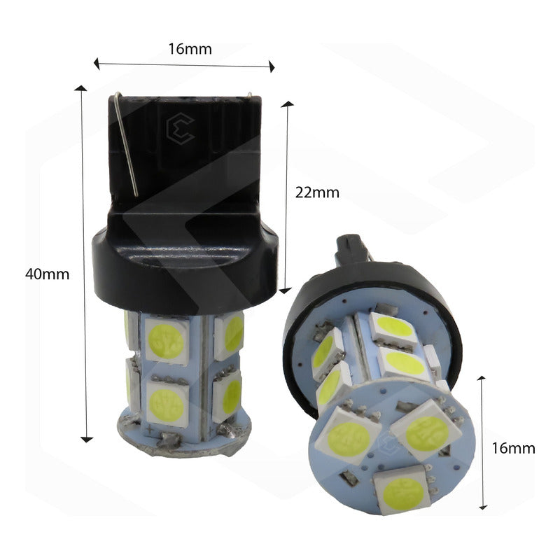6 Focos 1157 1156 1176 3157 7440 7443 13 Leds Estrobo 12v