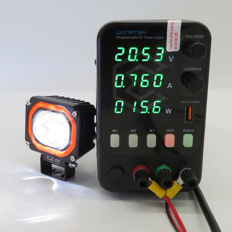 Par De Faros 46 Leds Bicolor 3 Funciones Lupa Aro Gel 10-30v