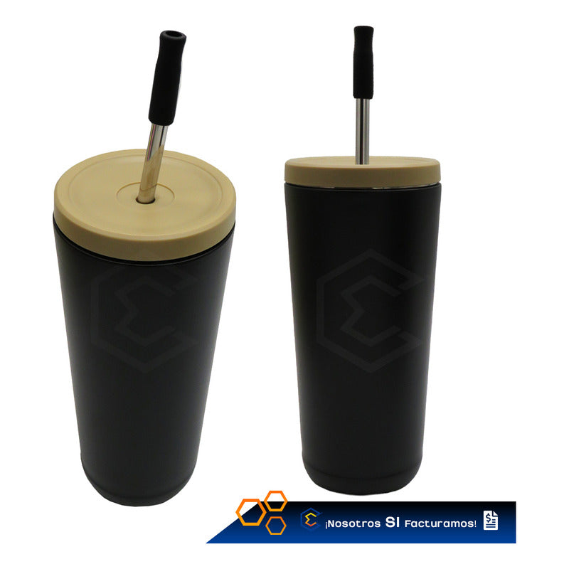 Termo Vaso Personalizado Nombre Logo Láser 750ml Acero Inox