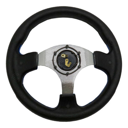 Volante Deportivo Universal De Metal Con 8 Pernos 320mm