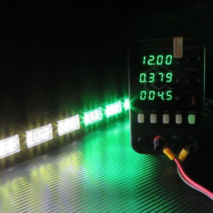 Barra 216 Led 19 Funciones 12 Módulos Bicolor Estrobo 12-24v
