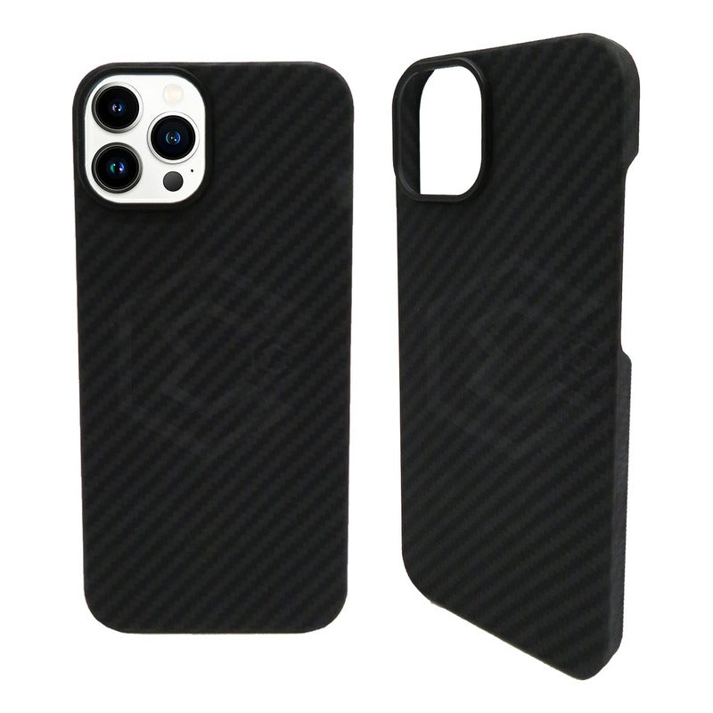 Funda Case De iPhone 13-14 Fibra De Carbono 100% Real