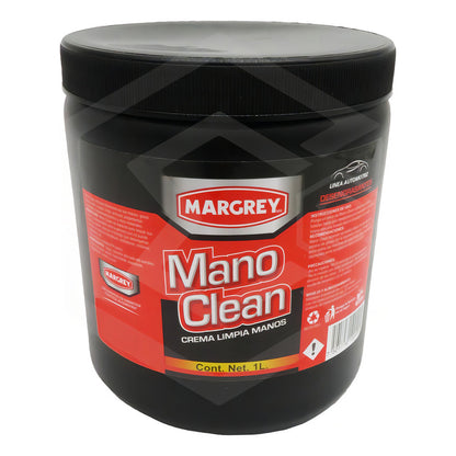 Crema Limpiadora Desengrasante Manos Margrey Mano Clean 1lt Refrescante
