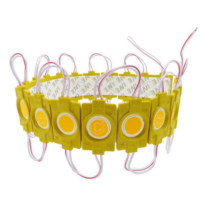20 Módulos De 9 Led Cob Plasma Redondos Alta Intensidad 12v